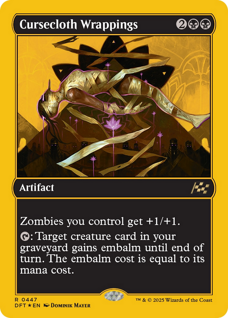 Cursecloth Wrappings (First-Place Foil) [Aetherdrift] - Magic: The Gathering - Card Brawlers | Quebec | Canada |