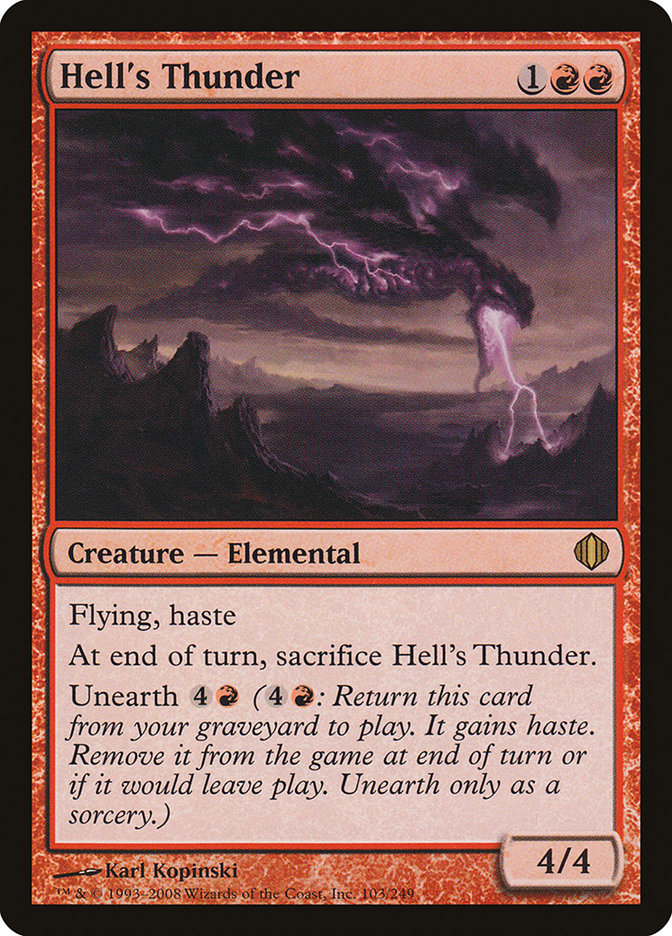Hell's Thunder [Shards of Alara] - Magic: The Gathering - Card Brawlers | Quebec | Canada |
