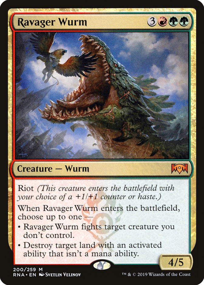Ravager Wurm [Ravnica Allegiance] - Magic: The Gathering - Card Brawlers | Quebec | Canada |