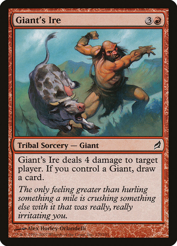 Giant's Ire [Lorwyn] - Magic: The Gathering - Card Brawlers | Quebec | Canada |