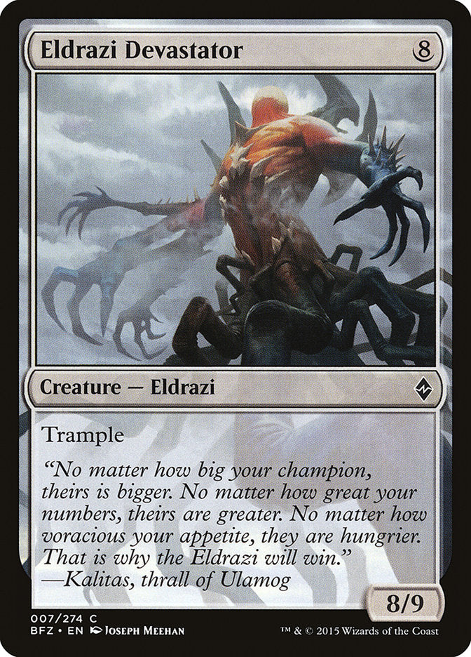 Eldrazi Devastator [Battle for Zendikar] - Magic: The Gathering - Card Brawlers | Quebec | Canada |
