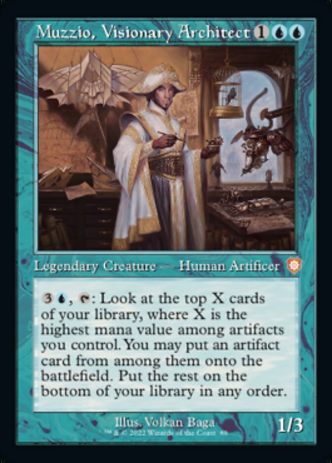 Muzzio, Visionary Architect (Retro) [The Brothers' War Commander] - Magic: The Gathering - Card Brawlers | Quebec | Canada |