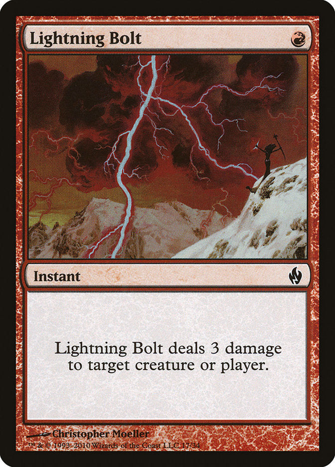 Lightning Bolt [Premium Deck Series: Fire and Lightning] - Magic: The Gathering - Card Brawlers | Quebec | Canada |