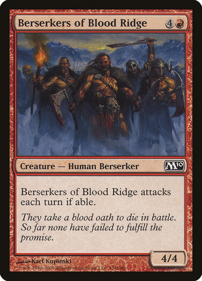 Berserkers of Blood Ridge [Magic 2010] - Magic: The Gathering - Card Brawlers | Quebec | Canada |