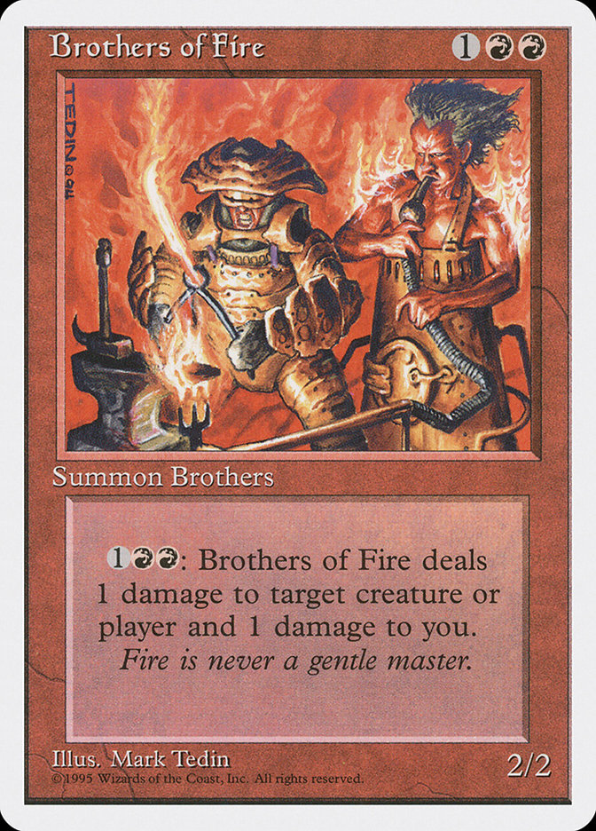 Brothers of Fire [Fourth Edition] - Magic: The Gathering - Card Brawlers | Quebec | Canada |