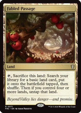 Fabled Passage (FRC-071) - Commander: Reality Fracture - Card Brawlers