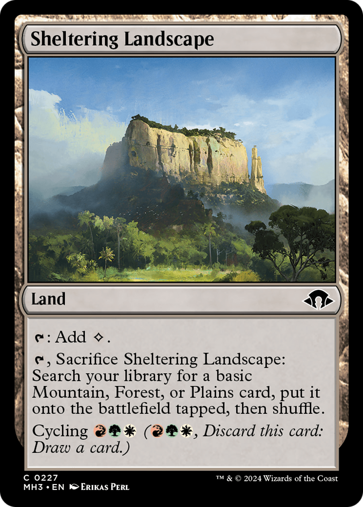 Sheltering Landscape [Modern Horizons 3] - Magic: The Gathering - Card Brawlers | Quebec | Canada |