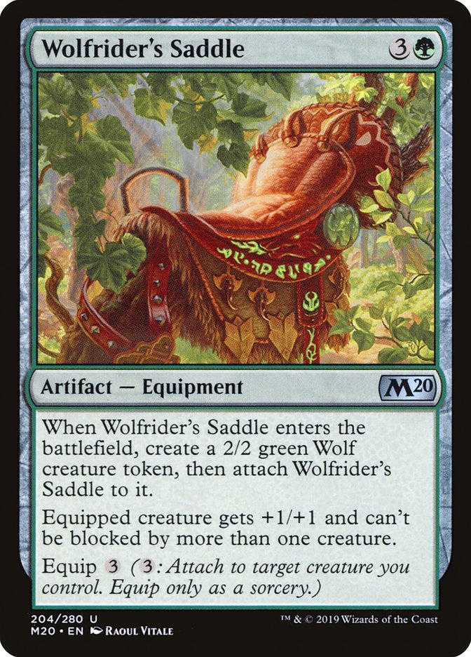 Wolfrider's Saddle [Core Set 2020] - Magic: The Gathering - Card Brawlers | Quebec | Canada |
