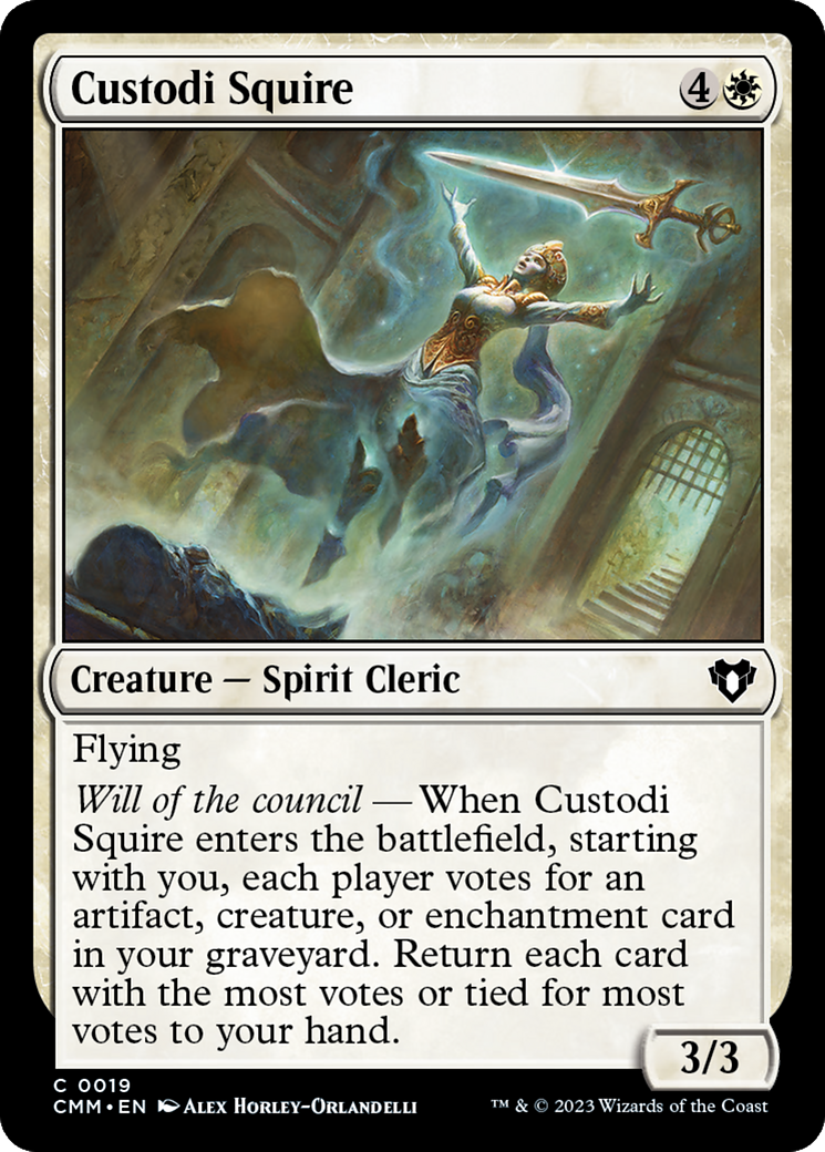 Custodi Squire [Commander Masters] - Magic: The Gathering - Card Brawlers | Quebec | Canada |