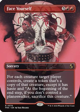 Face Yourself (Borderless) (FRA-370) - Reality Fracture - Card Brawlers