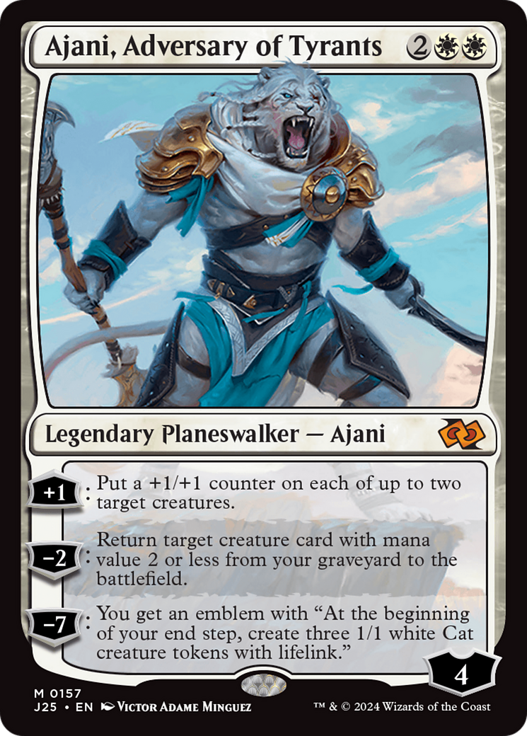 Ajani, Adversary of Tyrants [Foundations Jumpstart] - Magic: The Gathering - Card Brawlers | Quebec | Canada |