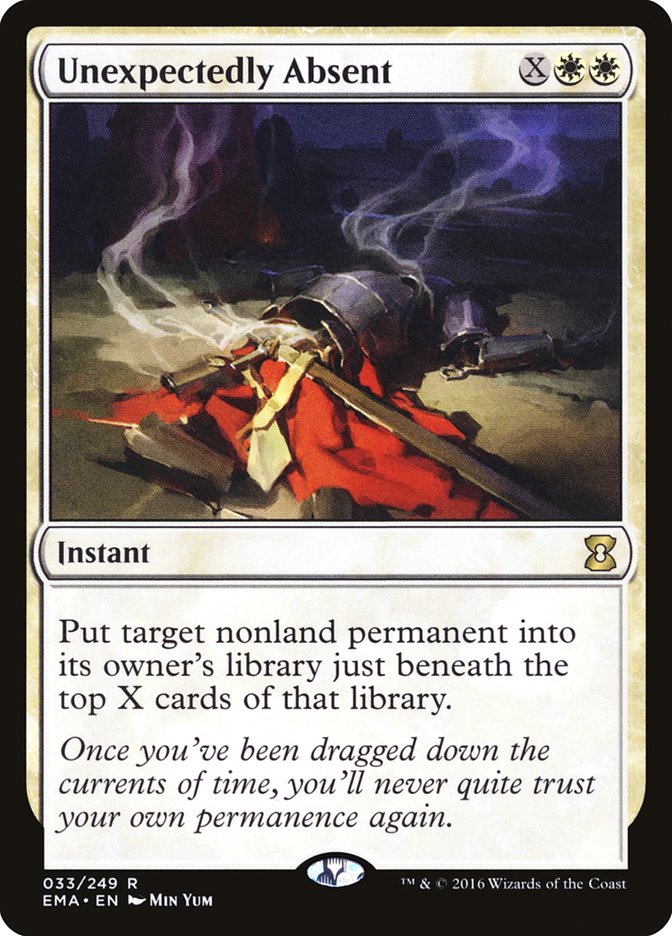 Unexpectedly Absent [Eternal Masters] - Magic: The Gathering - Card Brawlers | Quebec | Canada |