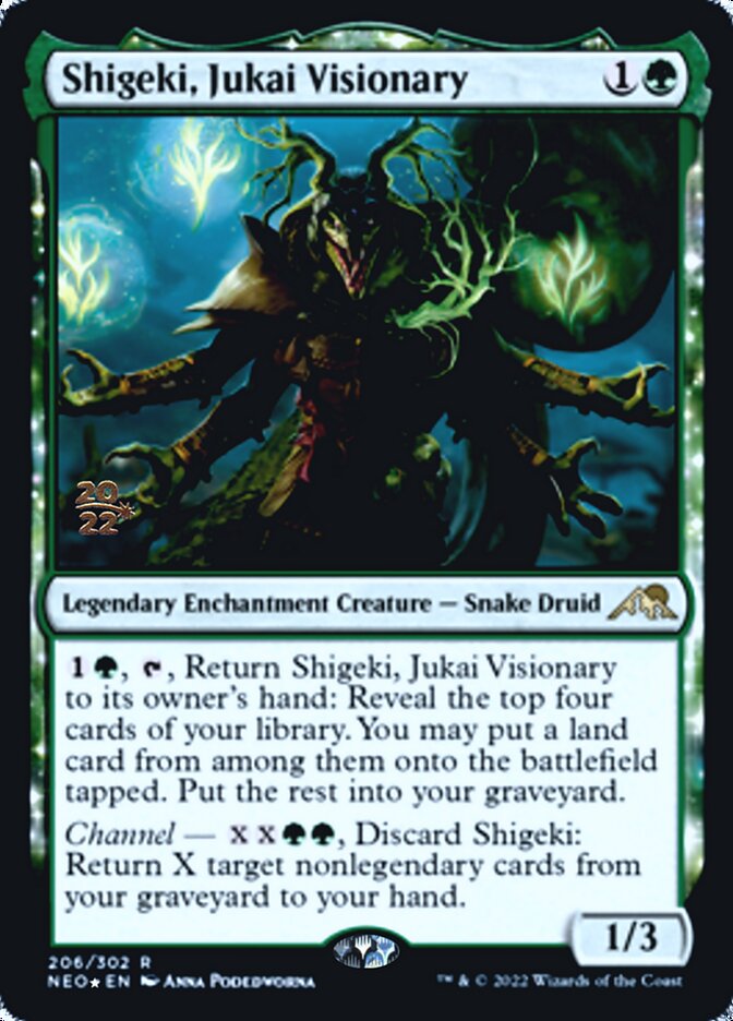 Shigeki, Jukai Visionary [Kamigawa: Neon Dynasty Prerelease Promos] - Magic: The Gathering - Card Brawlers | Quebec | Canada |