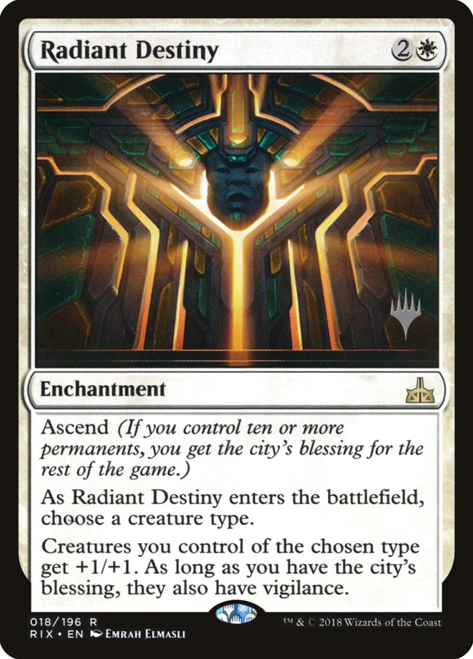Radiant Destiny (Promo Pack) [Rivals of Ixalan Promos] - Magic: The Gathering - Card Brawlers | Quebec | Canada |