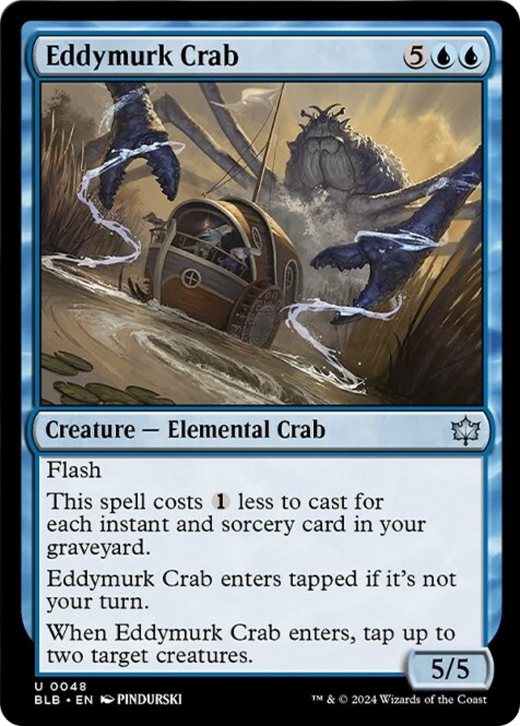 Eddymurk Crab [Bloomburrow] - Magic: The Gathering - Card Brawlers | Quebec | Canada |