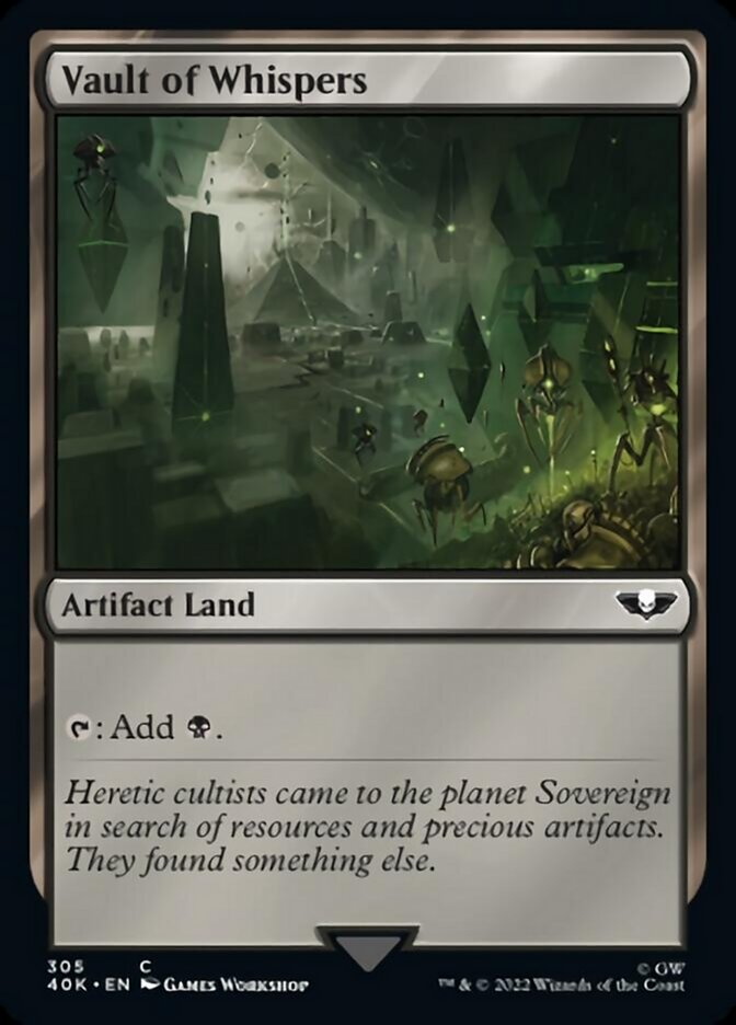 Vault of Whispers (Surge Foil) [Warhammer 40,000] - Magic: The Gathering - Card Brawlers | Quebec | Canada |