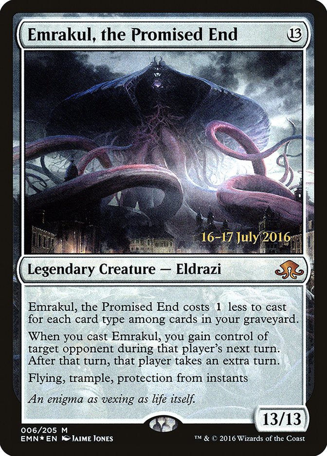 Emrakul, the Promised End [Eldritch Moon Prerelease Promos] - Magic: The Gathering - Card Brawlers | Quebec | Canada |