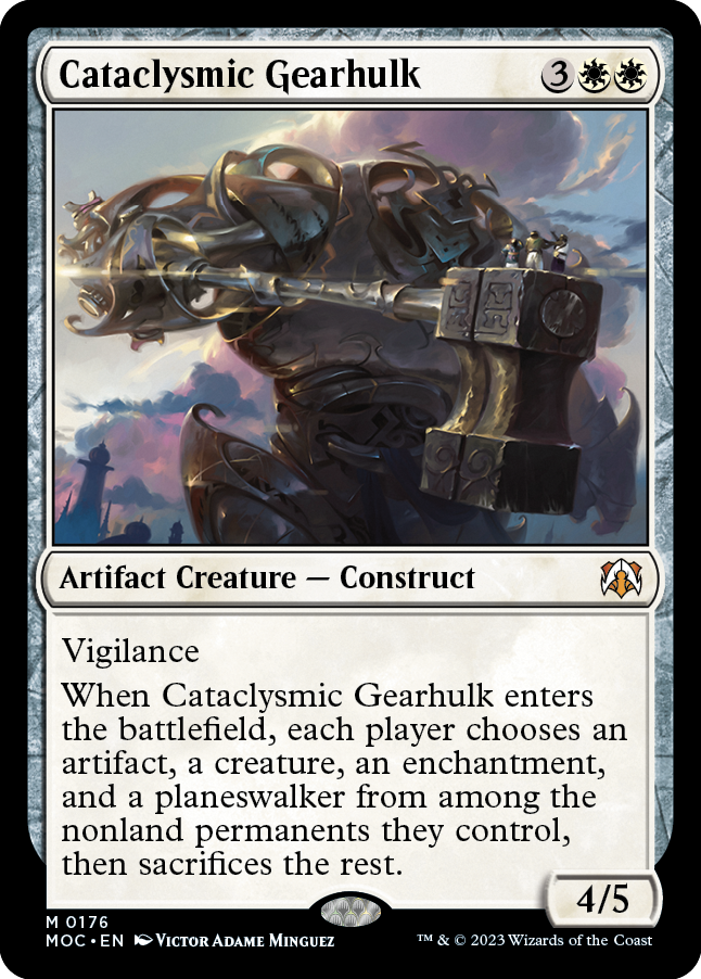 Cataclysmic Gearhulk [March of the Machine Commander] - Magic: The Gathering - Card Brawlers | Quebec | Canada |