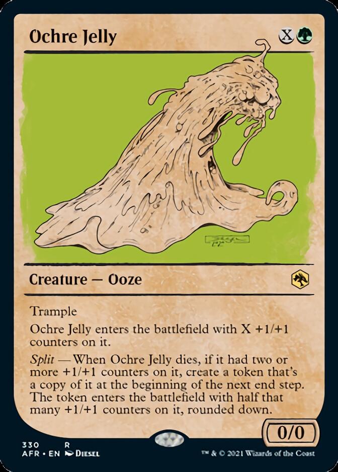 Ochre Jelly (Showcase) [Dungeons & Dragons: Adventures in the Forgotten Realms] - Magic: The Gathering - Card Brawlers | Quebec | Canada |
