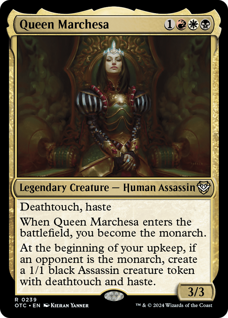 Queen Marchesa [Outlaws of Thunder Junction Commander] - Magic: The Gathering - Card Brawlers | Quebec | Canada |