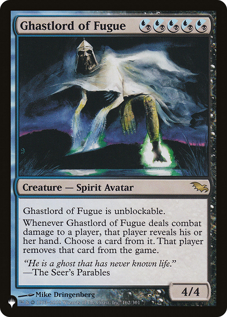 Ghastlord of Fugue [The List] - Magic: The Gathering - Card Brawlers | Quebec | Canada |