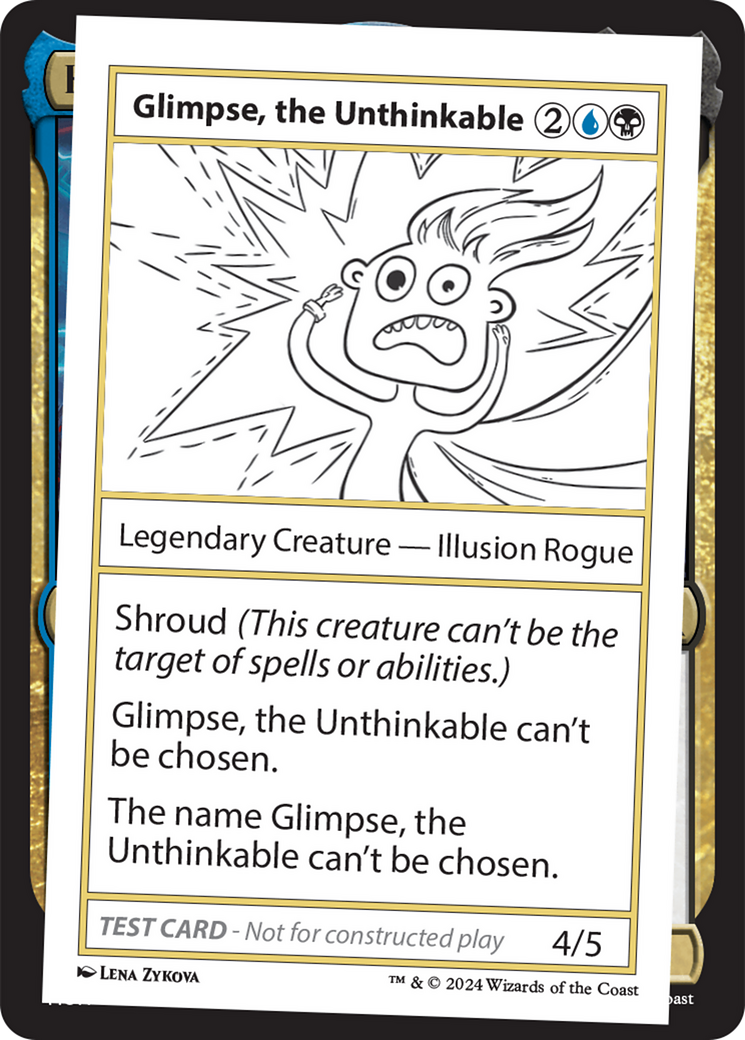 Glimpse, the Unthinkable [Mystery Booster 2 Playtest Cards] - Magic: The Gathering - Card Brawlers | Quebec | Canada |
