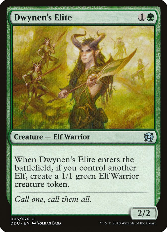 Dwynen's Elite [Duel Decks: Elves vs. Inventors] - Magic: The Gathering - Card Brawlers | Quebec | Canada |