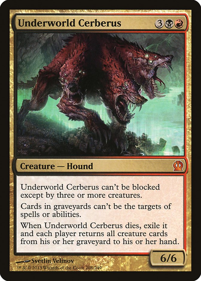 Underworld Cerberus [Theros] - Magic: The Gathering - Card Brawlers | Quebec | Canada |