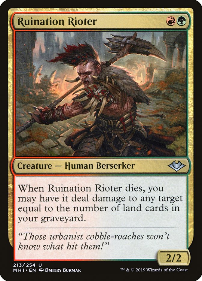 Ruination Rioter [Modern Horizons] - Magic: The Gathering - Card Brawlers | Quebec | Canada |