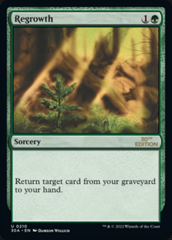 Regrowth [30th Anniversary Edition] - Magic: The Gathering - Card Brawlers | Quebec | Canada |