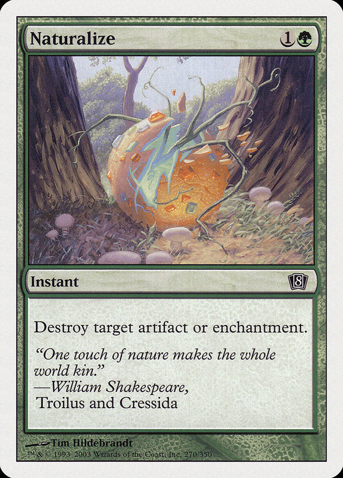 Naturalize (8th Edition) [Oversize Cards] - Magic: The Gathering - Card Brawlers | Quebec | Canada |