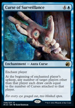 Curse of Surveillance (Promo Pack) [Innistrad: Midnight Hunt Promos] - Magic: The Gathering - Card Brawlers | Quebec | Canada |