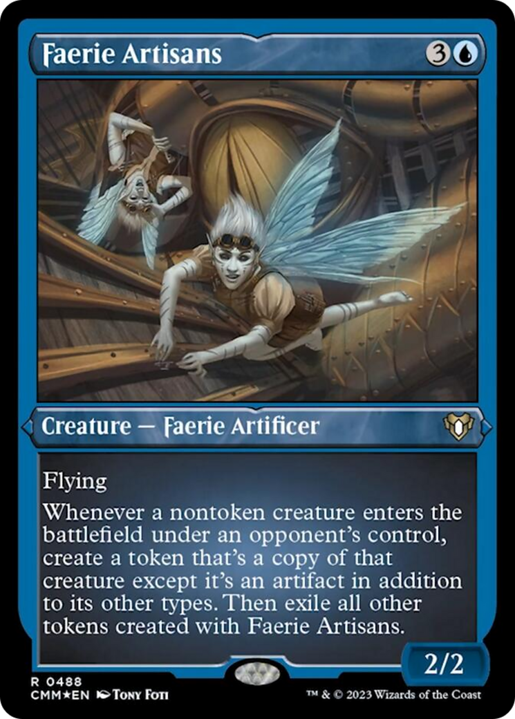 Faerie Artisans (Foil Etched) [Commander Masters] - Magic: The Gathering - Card Brawlers | Quebec | Canada |