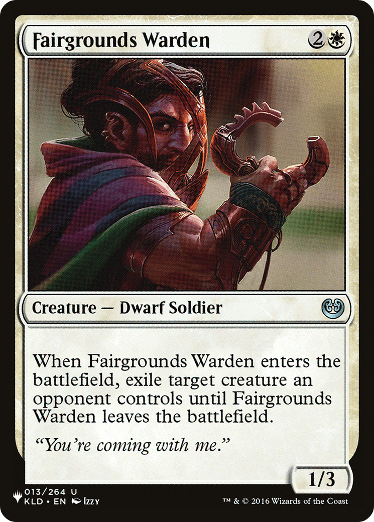 Fairgrounds Warden [The List] - Card Brawlers