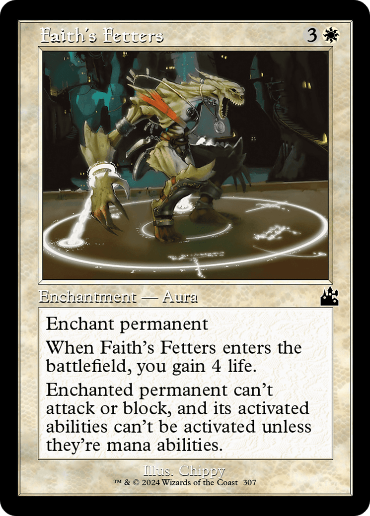 Faith's Fetters (Retro Frame) [Ravnica Remastered] - Card Brawlers