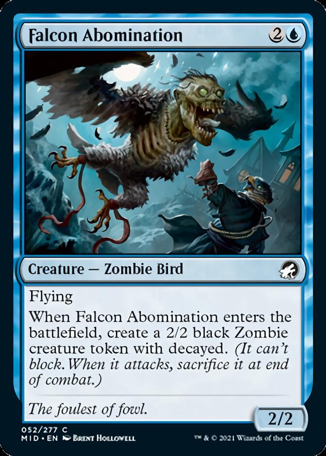 Falcon Abomination [Innistrad: Midnight Hunt] - Card Brawlers