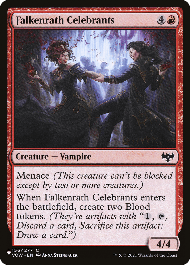 Falkenrath Celebrants [The List] - Card Brawlers