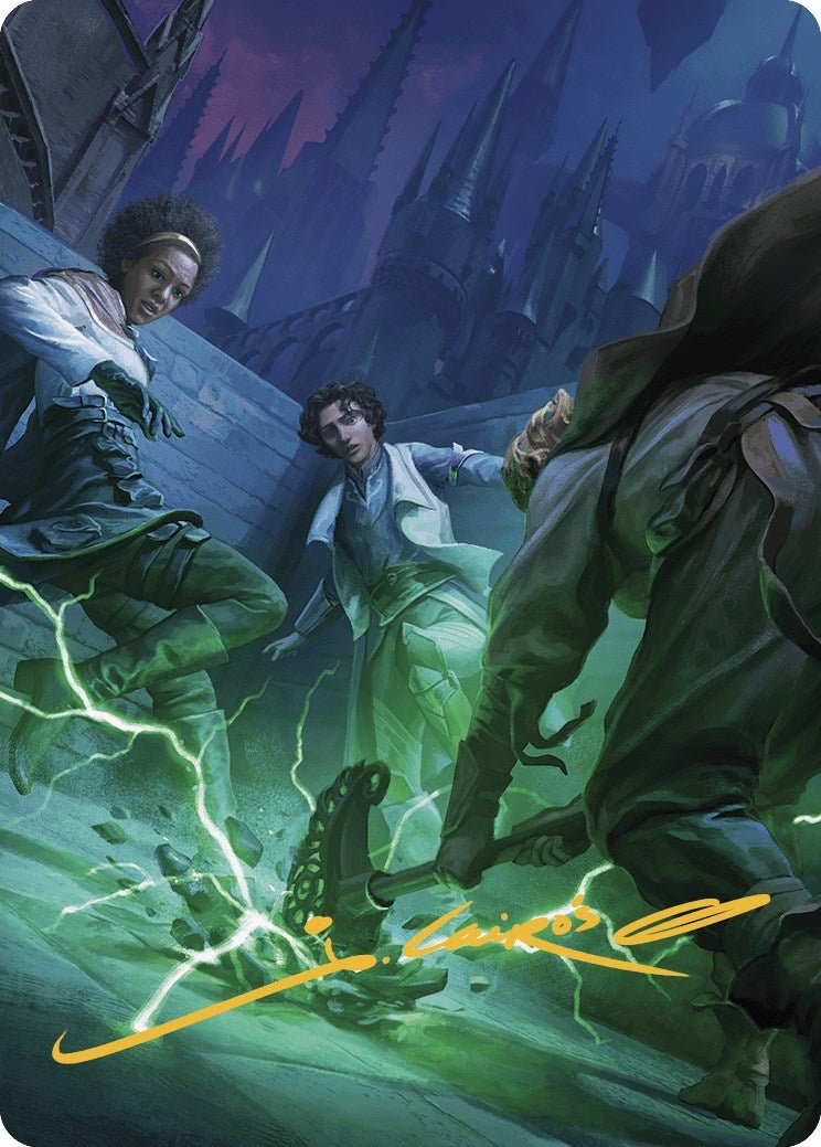 Fanatical Strength Art Card (Gold - Stamped Signature) [Murders at Karlov Manor Art Series] - Card Brawlers