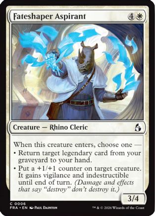 Fateshaper Aspirant (FRA-006) - Reality Fracture Foil - Card Brawlers