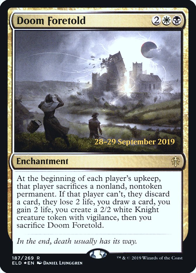 Doom Foretold [Throne of Eldraine Prerelease Promos] - Magic: The Gathering - Card Brawlers | Quebec | Canada |