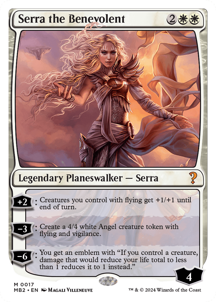 Serra the Benevolent (White Border) [Mystery Booster 2] - Magic: The Gathering - Card Brawlers | Quebec | Canada |