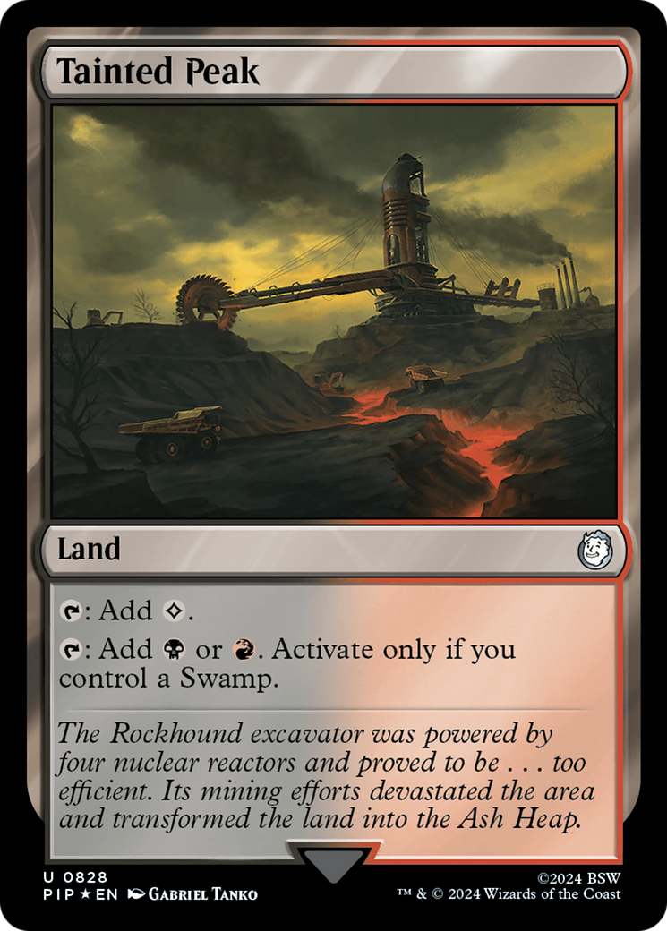 Tainted Peak (Surge Foil) [Fallout] - Magic: The Gathering - Card Brawlers | Quebec | Canada |
