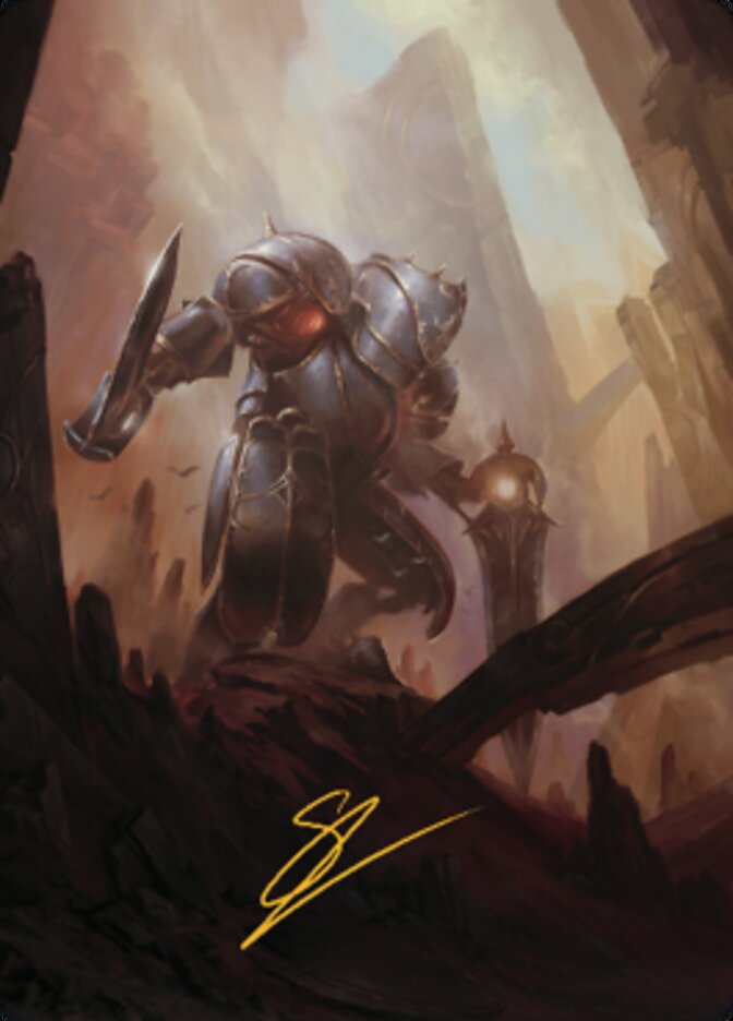 Mountain Art Card (Gold-Stamped Signature) [The Brothers' War Art Series] - Magic: The Gathering - Card Brawlers | Quebec | Canada |