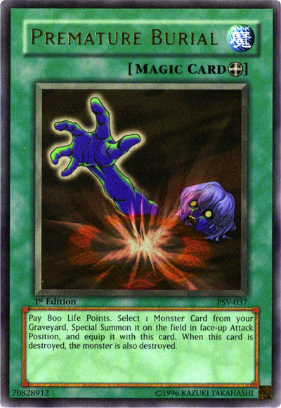 Premature Burial [PSV-037] Ultra Rare - Yu-Gi-Oh! - Card Brawlers | Quebec | Canada |
