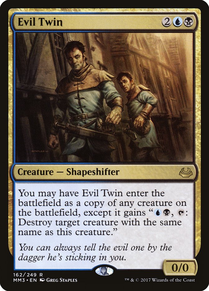 Evil Twin [Modern Masters 2017] - Magic: The Gathering - Card Brawlers | Quebec | Canada |