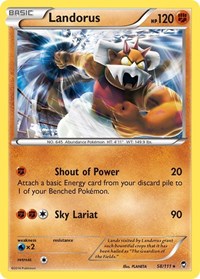 Landorus (58/111) (Theme Deck Exclusive) [XY: Furious Fists] - Pokémon - Card Brawlers | Quebec | Canada |