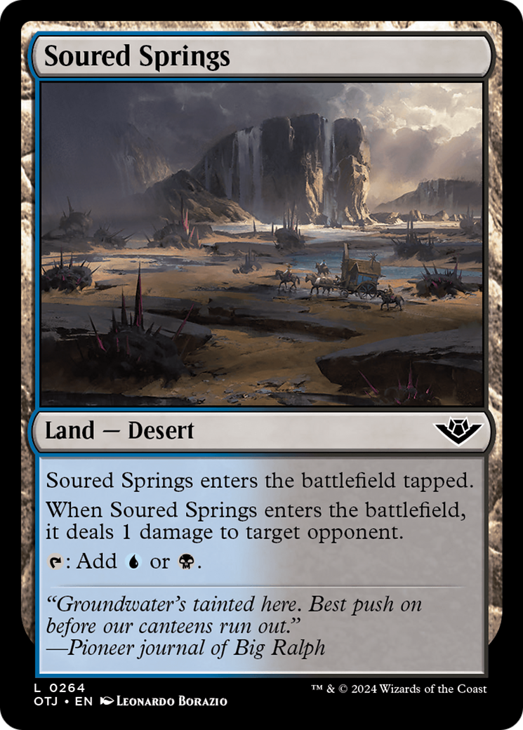 Soured Springs [Outlaws of Thunder Junction] - Magic: The Gathering - Card Brawlers | Quebec | Canada |