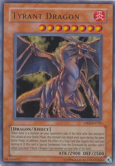 Tyrant Dragon [DB2-EN151] Ultra Rare - Yu-Gi-Oh! - Card Brawlers | Quebec | Canada |