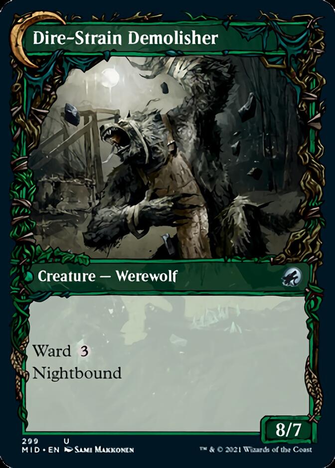 Burly Breaker // Dire-Strain Demolisher (Showcase Equinox) [Innistrad: Midnight Hunt] - Magic: The Gathering - Card Brawlers | Quebec | Canada |