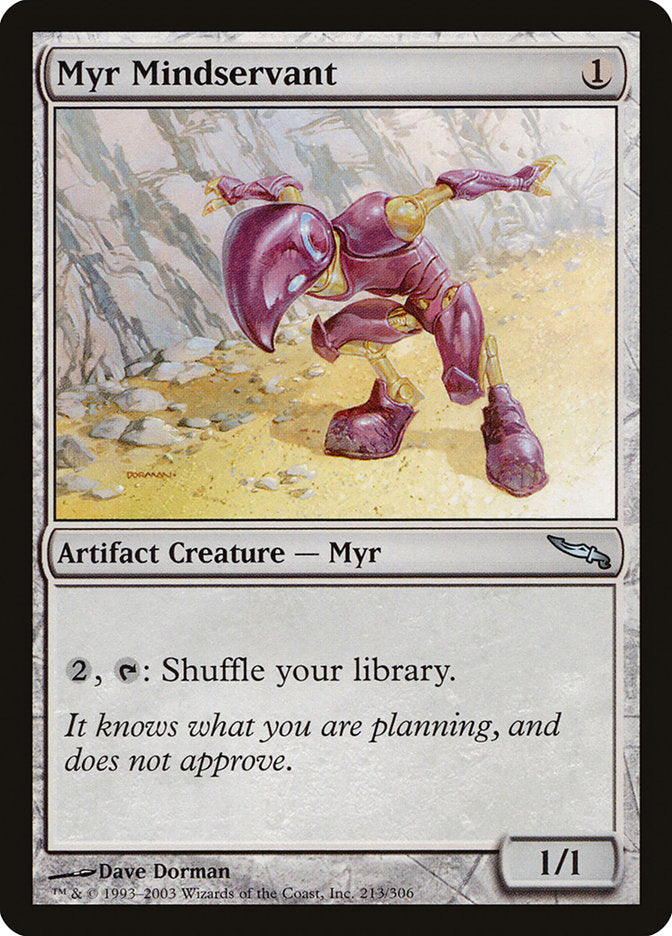 Myr Mindservant [Mirrodin] - Magic: The Gathering - Card Brawlers | Quebec | Canada |